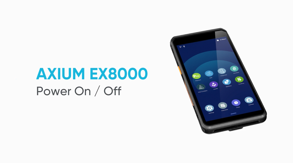 Ingenico | AXIUM EX8000 - Encendido/Apagado